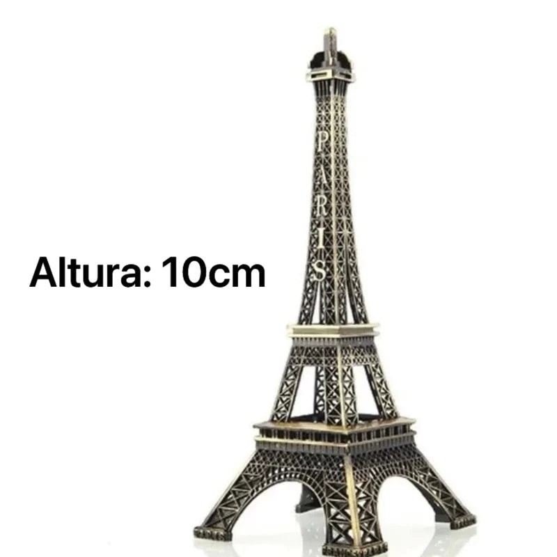 Torre Eiffel Miniatura Paris 10 cm Para Decoração